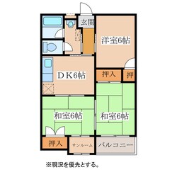 グリーンシールズオコの物件間取画像